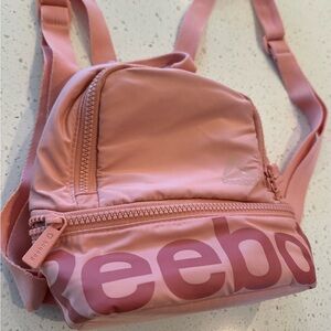 Reebok Cottie Mini Light Adjustable Backpack Pink Zipper Bags Adults Kids Girls